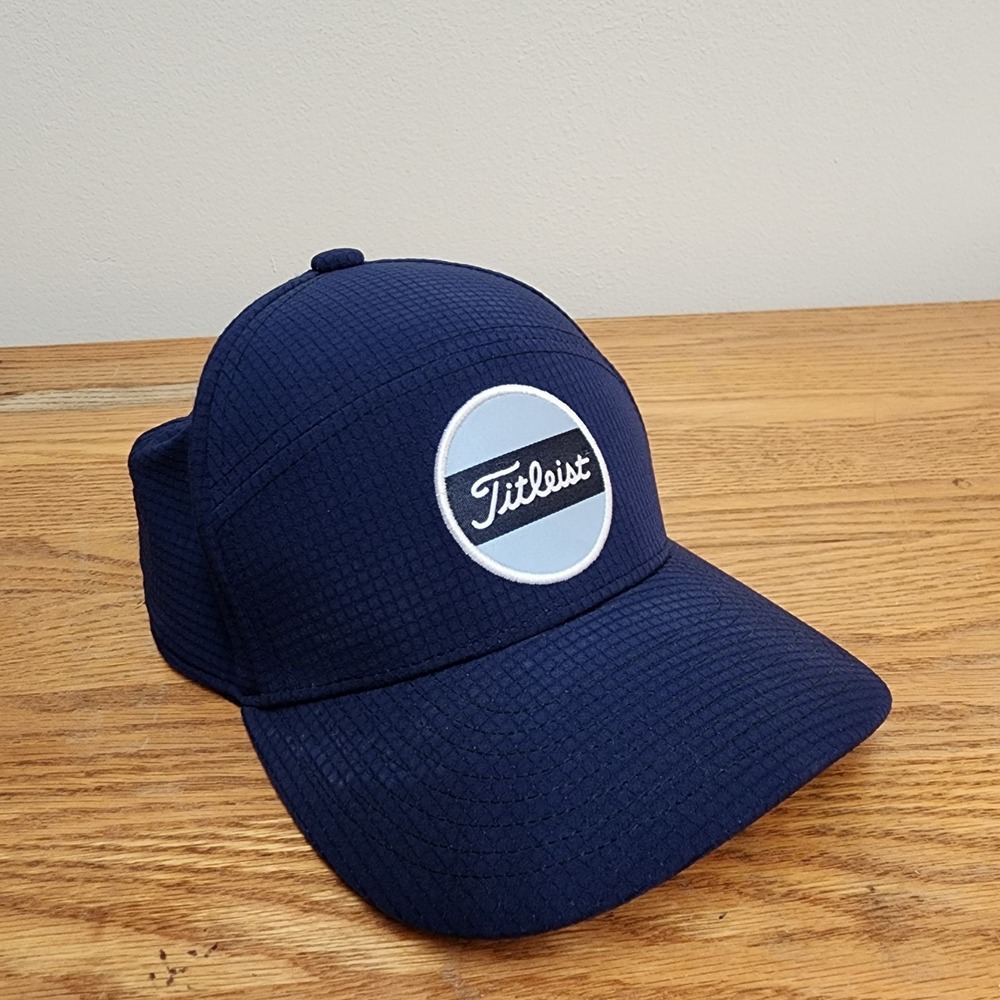 Titleist Golf Junior Hat Boardwalk Cap Lightweight Snap Back Navy Blue